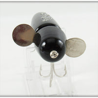 Pflueger Black Silver Lightning Bolt Globe Bait 3754 In Box