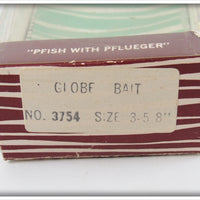 Pflueger Black Silver Lightning Bolt Globe Bait 3754 In Box