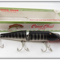 Creek Chub Black Scale Jointed Husky Pikie Lure 3033 In Box