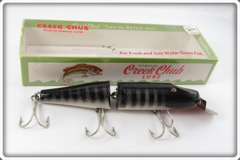 Creek Chub Black Scale Jointed Husky Pikie Lure 3033 In Box
