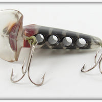 American Products Co Clear & Black Gurgling Joe Large Mouth Chub In Tube
