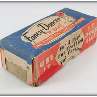 Jack Carnes Lures Red & White Fancy Dancer In Box