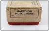 Marathon Bait Co Red & White Musk-E-Munk In Box