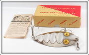 Vintage Paul Bunyan Nickel Giant Ruby Spoon Lure In Box 