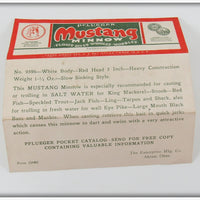 Pflueger Red & White Mustang 9596 In Box