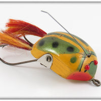 Creek Chub Fisherman Altered Weed Bug 2800 With Sunspot Dingbat Hair