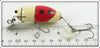 Creek Chub White & Red Midget Beetle 6052
