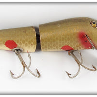 Creek Chub Fisherman Altered Jointed Yellow Sucker Lure 3900Y