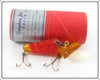 American Products Co Yellow & Red Gurgling Joe Large Mouth Chub Lure