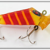 American Products Co Yellow & Red Gurgling Joe Large Mouth Chub In Tube