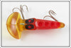 American Products Co Yellow & Red Gurgling Joe Large Mouth Chub In Tube