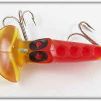 American Products Co Yellow & Red Gurgling Joe Large Mouth Chub In Tube