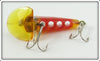 American Products Co Yellow & Red Gurgling Joe Large Mouth Chub In Tube