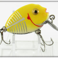Vintage Heddon Yellow Shore Tiny Punkinseed Lure 380 XRY