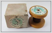 Abercrombie & Fitch Big Game Linen Wooden Line Spool In Box
