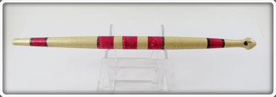 Vintage Paw Paw Red, White, & Black Periscope Bobber Float