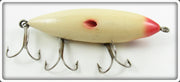 Vintage Coldwater Bait Co Red & White Eureka Wiggler Lure