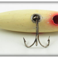 Coldwater Bait Co Red & White Glass Eye Coldwater Wiggler