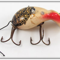 Vintage Bud Stewart White Crippled Mouse Lure