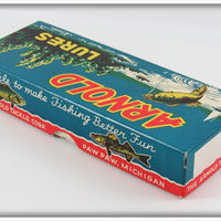 Arnold Tackle Corp Pink & Blue Fireplug Bass Oreno In Box