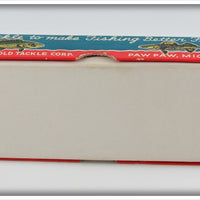 Arnold Tackle Corp Fluorescent Red Fireplug Wounded Minnow In Box