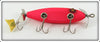 Arnold Tackle Corp Fluorescent Red Fireplug Wounded Minnow In Box