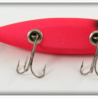 Arnold Tackle Corp Fluorescent Red Fireplug Wounded Minnow In Box