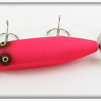 Arnold Tackle Corp Fluorescent Red Fireplug Wounded Minnow In Box