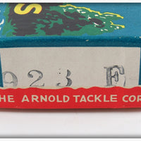 Arnold Tackle Corp Fluorescent Red Fireplug Wounded Minnow In Box