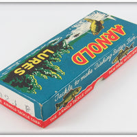 Arnold Tackle Corp Fluorescent Red Fireplug Wounded Minnow In Box