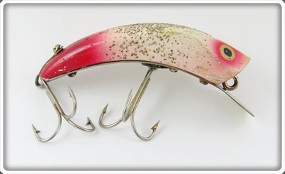 Lucky Strike Red & White With Flitter Flutterfish Lure