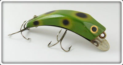 Vintage Lucky Strike Frog Spot Flutterfish Lure