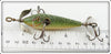 Heddon Green Crackleback Fancy Back High Forehead 100 Minnow