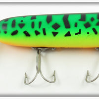 Heddon Fluorescent Green Crawdad Lucky 13 Lure 2500 GRA