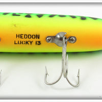 Heddon Fluorescent Green Crawdad Lucky 13 2500 GRA