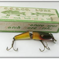 Creek Chub Golden Shiner Jointed Midget Pikie In Box 4204 
