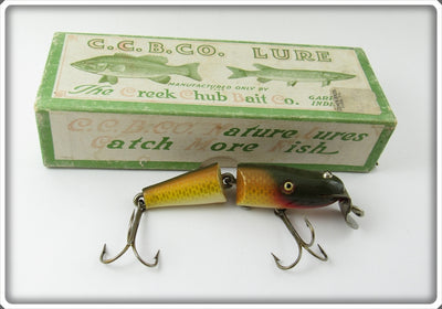 Creek Chub Golden Shiner Jointed Midget Pikie In Box 4204 