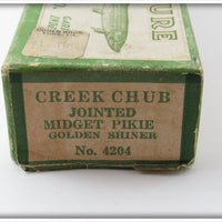 Creek Chub Golden Shiner Jointed Midget Pikie In Box