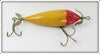 Vintage Heddon Red Head White 300 Surface Minnow Lure 302 