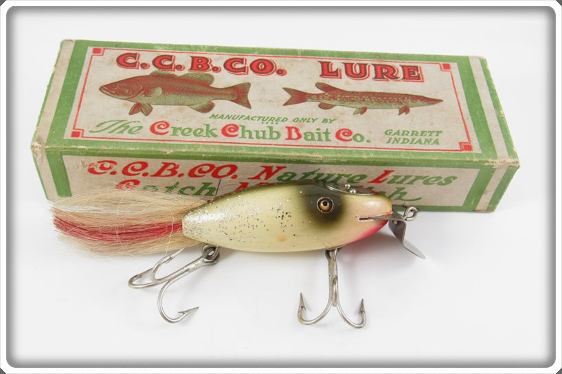 Vintage Creek Chub Silver Flash Husky Dinger Lure 5718 In Box