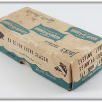 Jack's Tackle Mfg Co White Black Shadow Line & Dots Jac Diver In Box