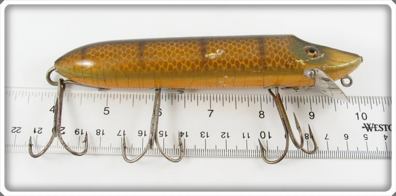 Vintage Heddon Pike Scale 6" Musky Vamp Lure 7559M