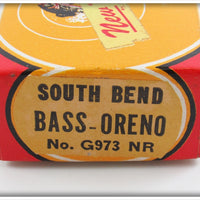South Bend Neon Red Bass Oreno In Box G973 NR