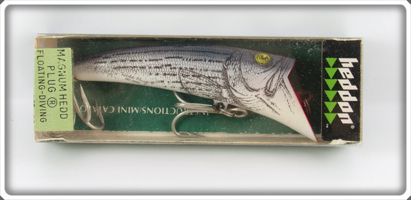 Heddon Natural Striper Magnum Hedd Plug Lure 8850 NST Sealed In Box