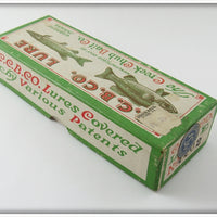 Creek Chub Red Head White Jointed Midget Pikie Empty Box