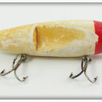 Vintage J.R. Schoonmaker Red & White Schoonie's Skooter Lure