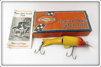 Shakespeare White & Red Pikie Tantalizer In Box  638 WR