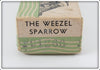 The Weezel Bait Co Brown Weezel Sparrow In Box
