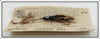 The Weezel Bait Co Black Weezel Casting Feathered Minnow On Card
