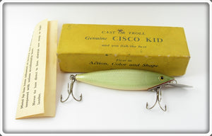 Wallsten Tackle Co Wooden Glass Eyed Cisco Kid Lure In Box